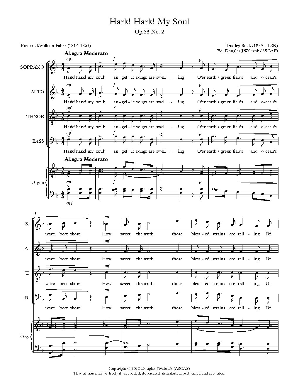 Hark! Hark! My Soul Op. 53 No. 2