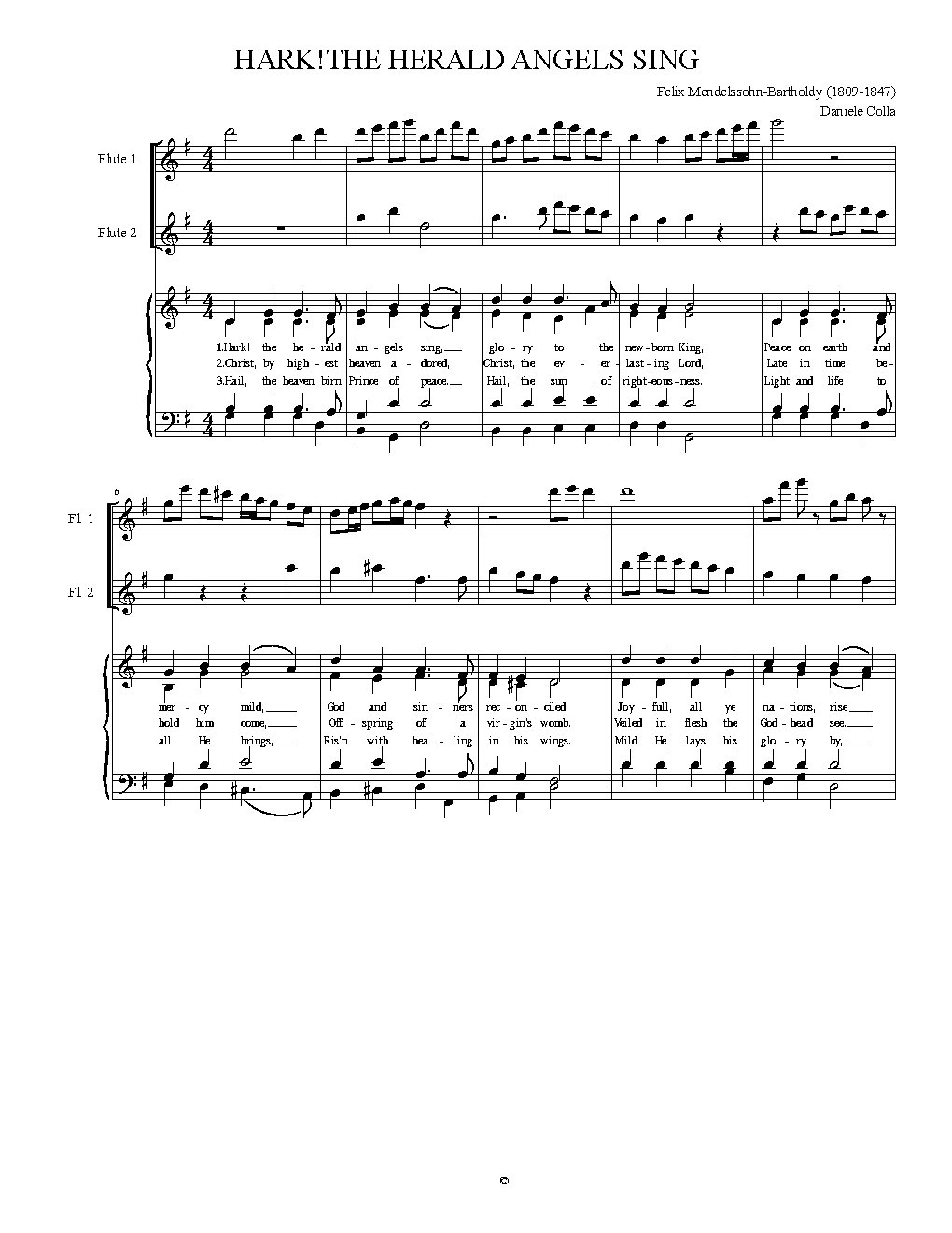 Hark! the herald angels sing