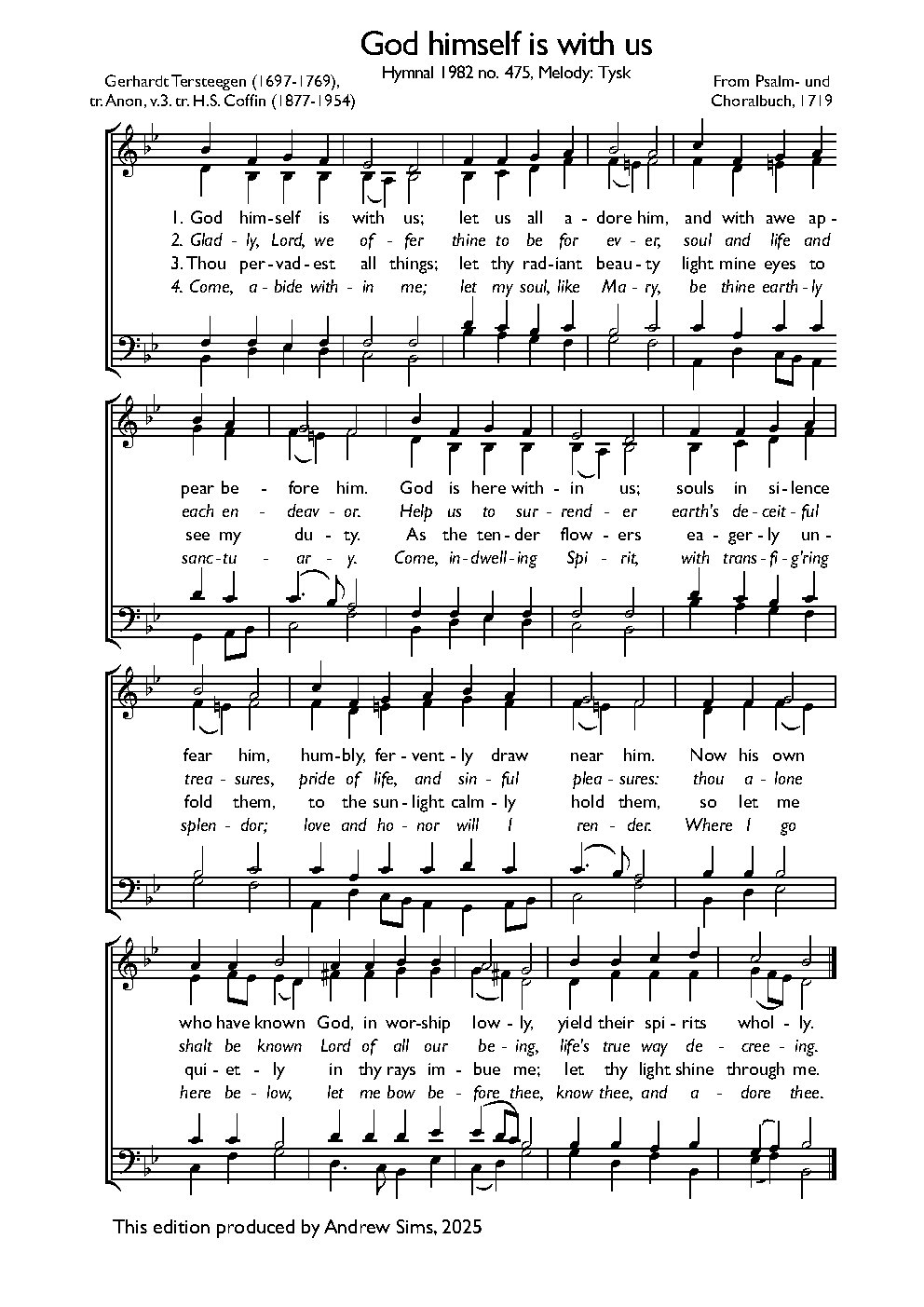 God himself is with us - Choir Script PDF Thumbnail