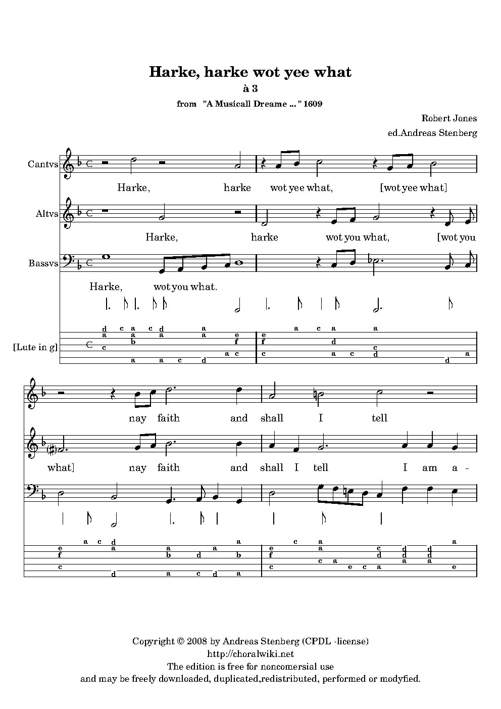 Harke, harke wot yee wat - Choir Script PDF Thumbnail