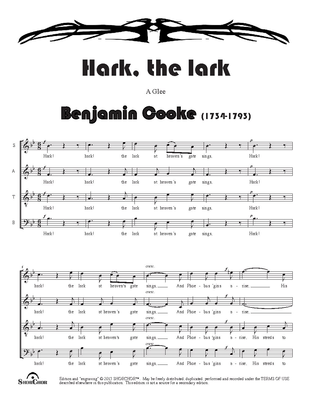 Hark, hark the lark