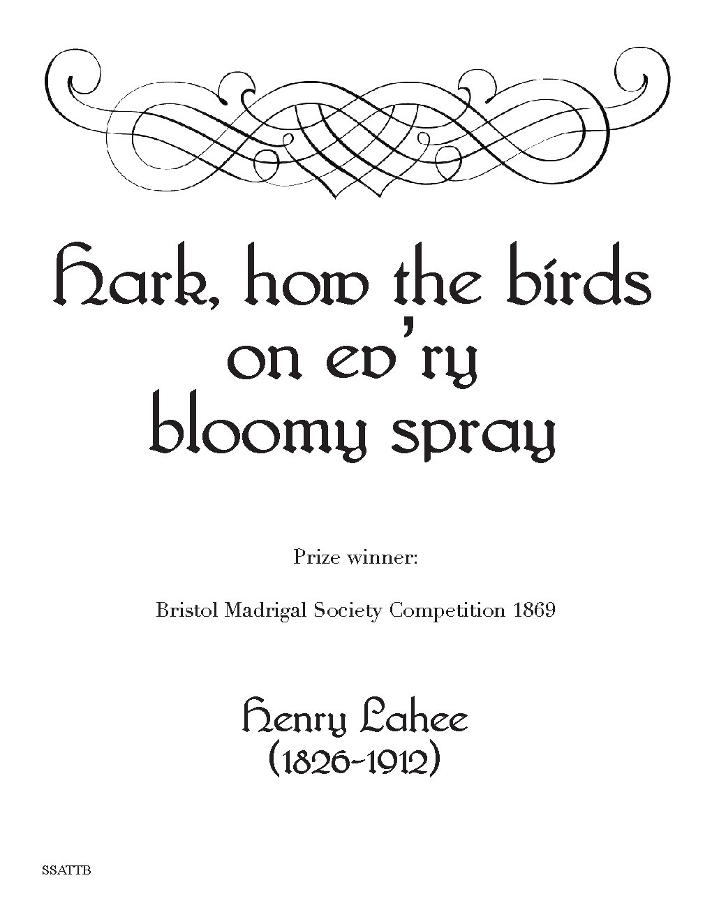 Hark how the birds - Choir Script PDF Thumbnail
