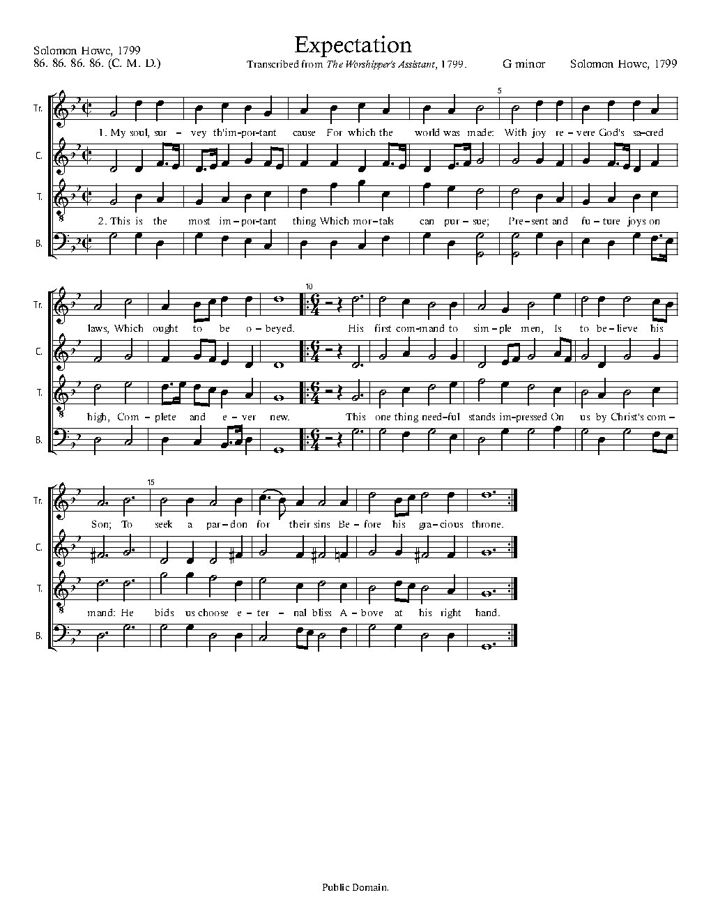 Expectation - Choir Script PDF Thumbnail