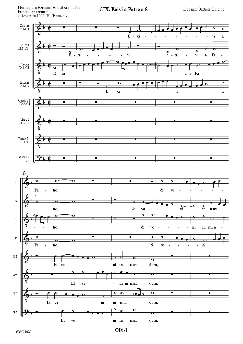 Exivi a Patre - Choir Script PDF Thumbnail