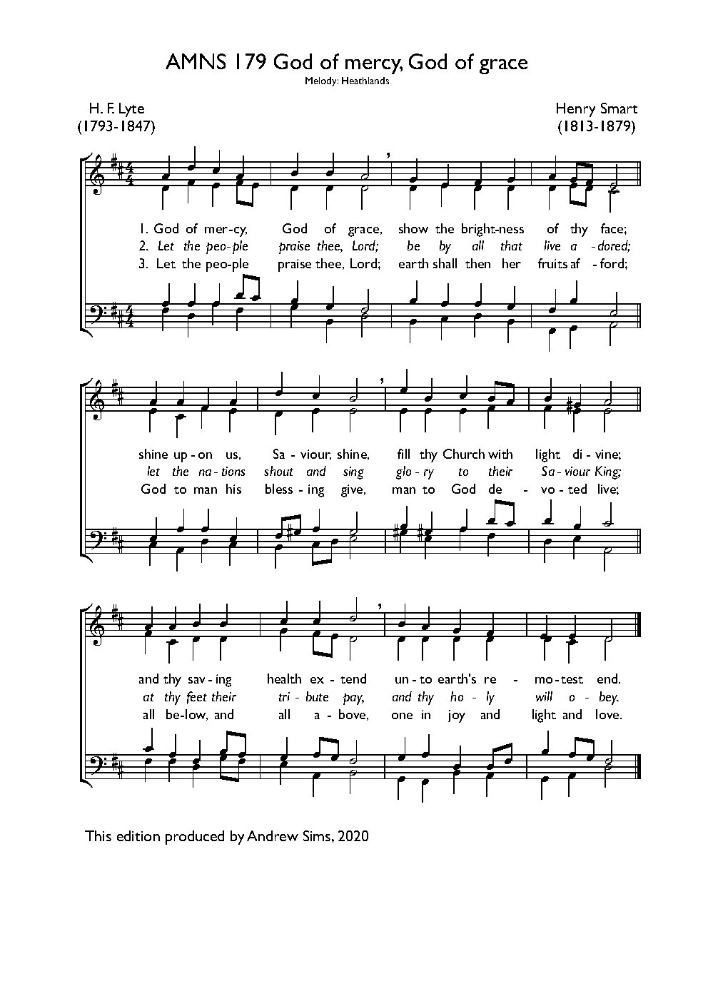 God of mercy, God of grace