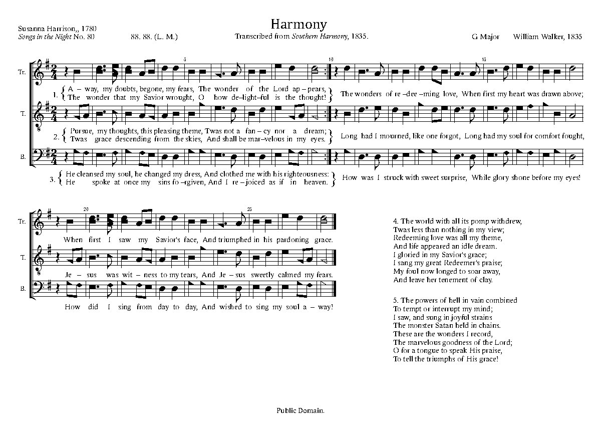 Harmony - Choir Script PDF Thumbnail