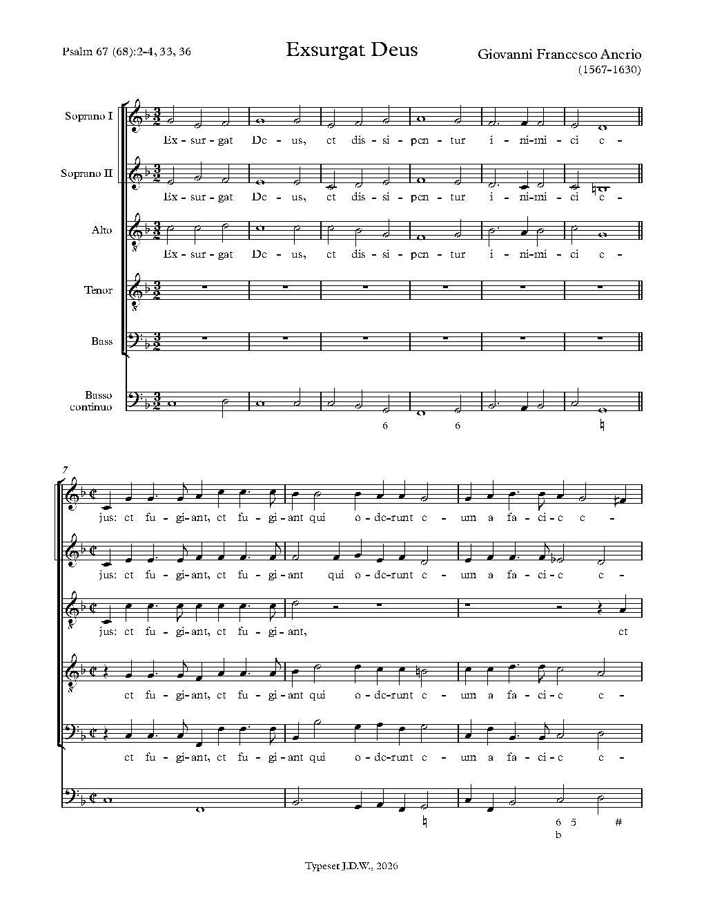 Exsurgat Deus - Choir Script PDF Thumbnail