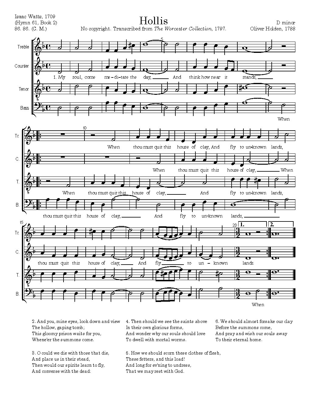 Hollis - Choir Script PDF Thumbnail