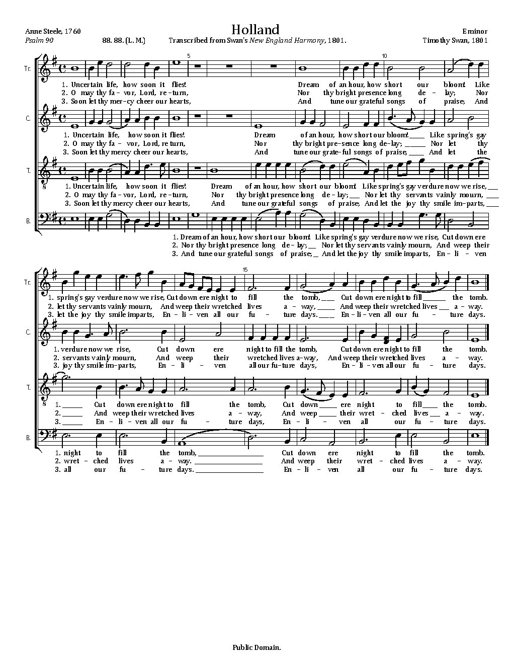 Holland - Choir Script PDF Thumbnail