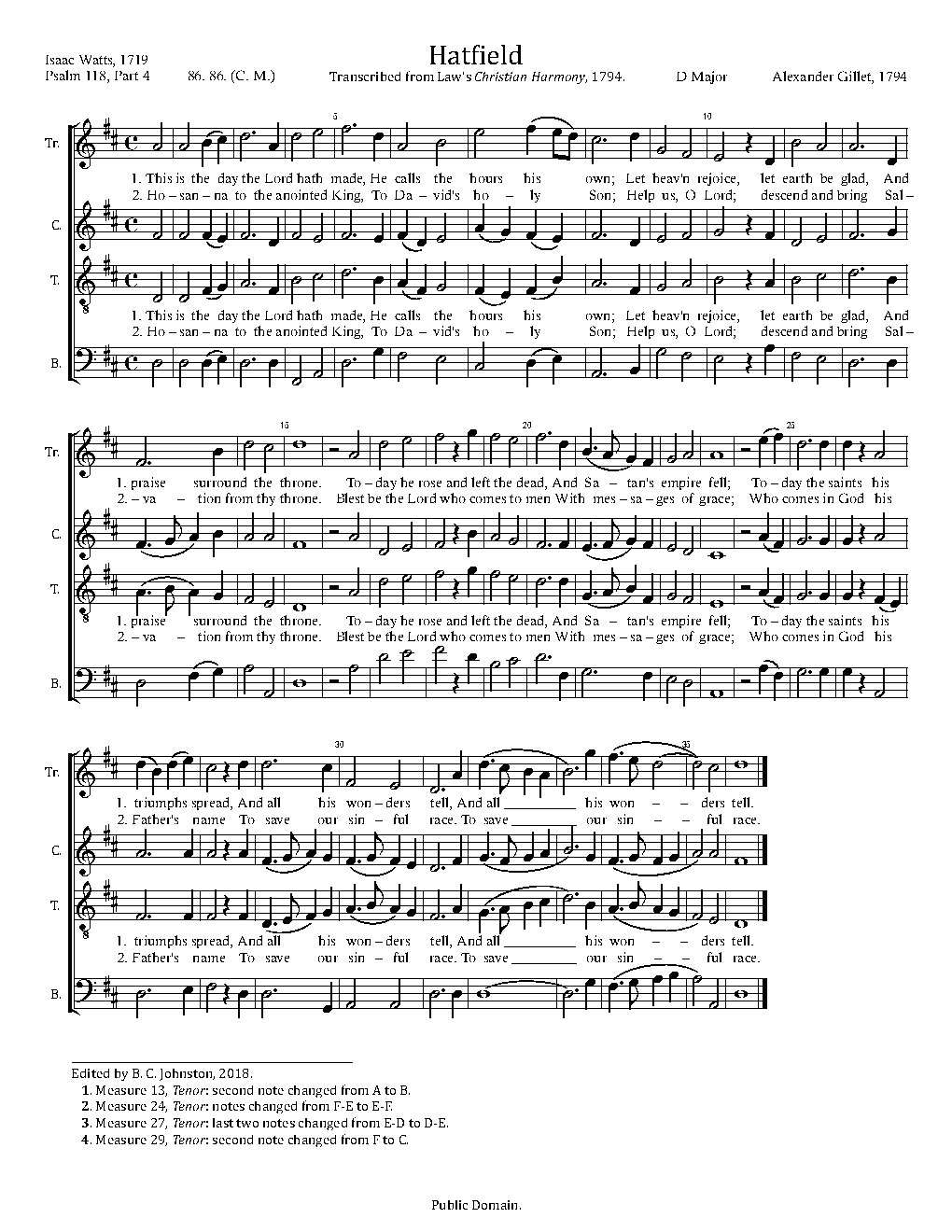 Hatfield - Choir Script PDF Thumbnail