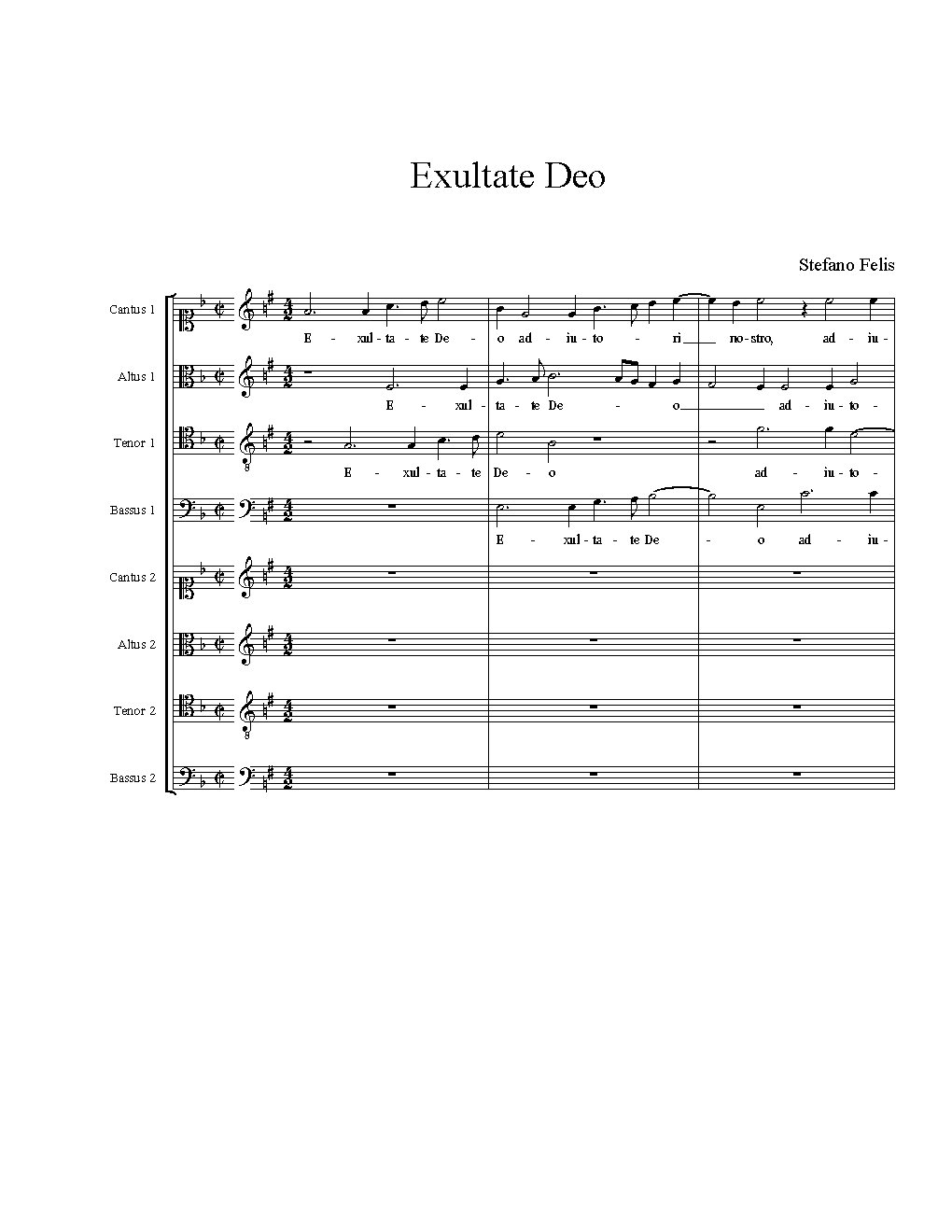 Exultate Deo