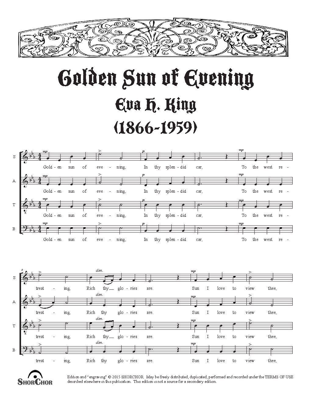 Golden Sun of Evening
