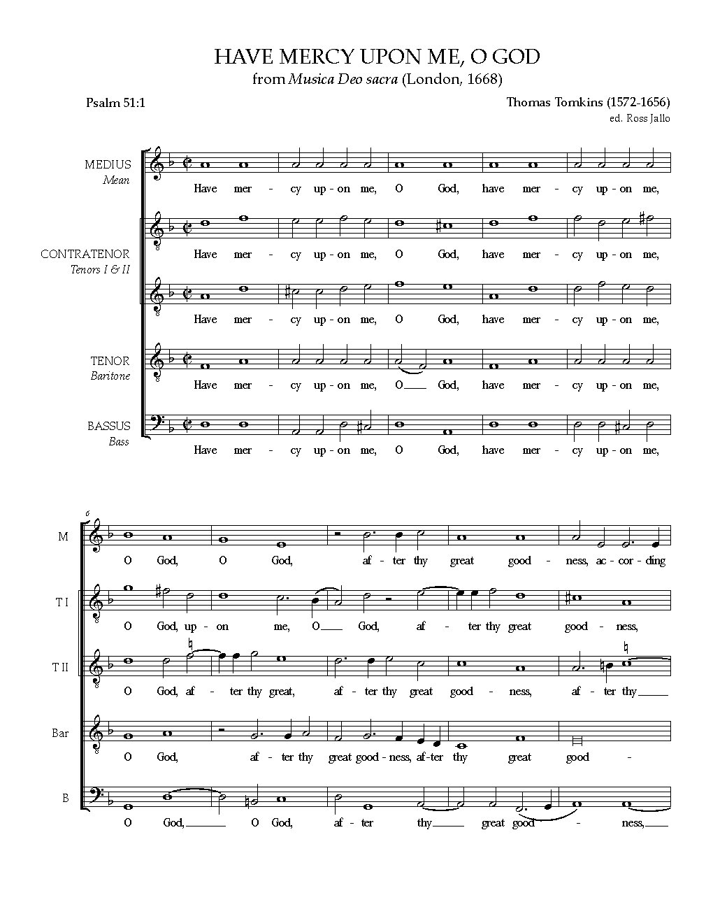 Have mercy upon me, O God