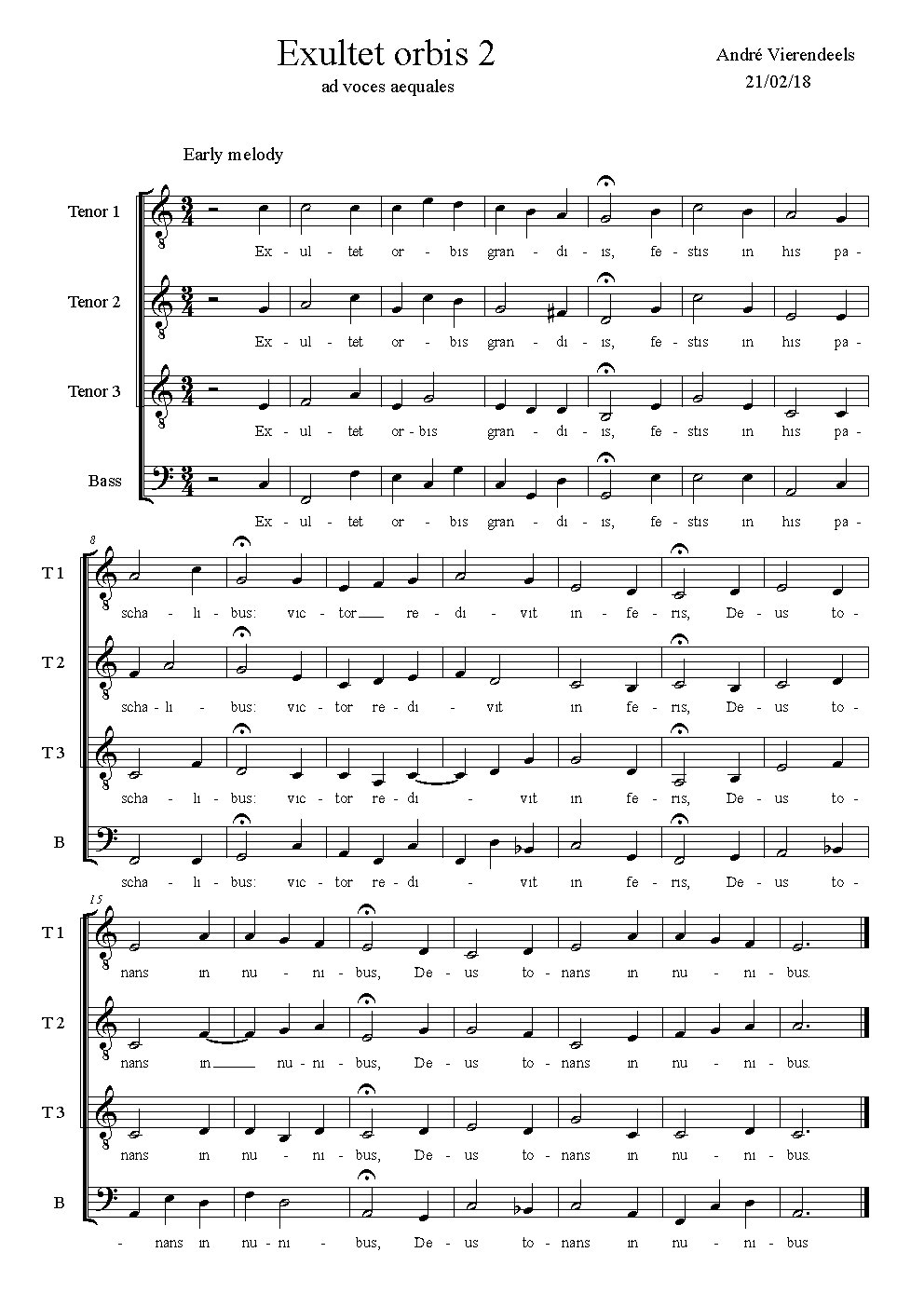 Exultet orbis II