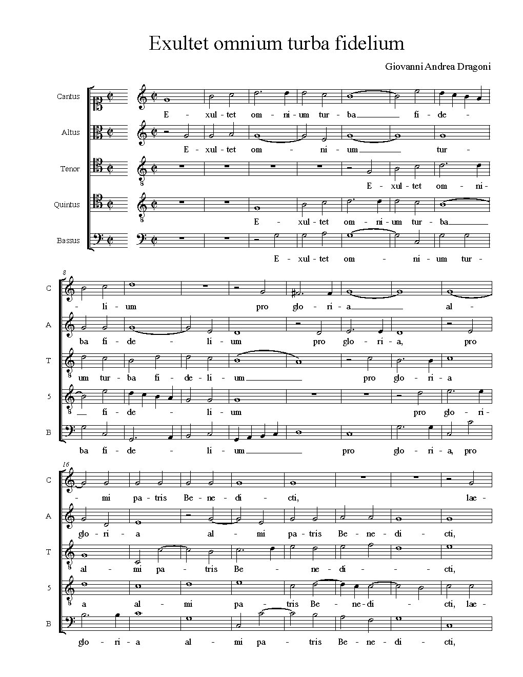 Exultet omnium turba fidelium