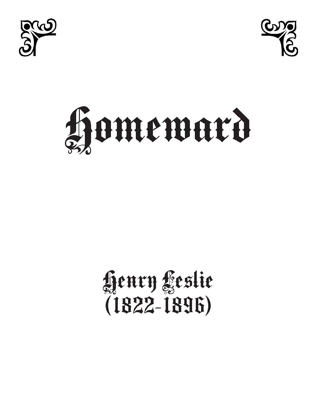 Homeward - Choir Script PDF Thumbnail