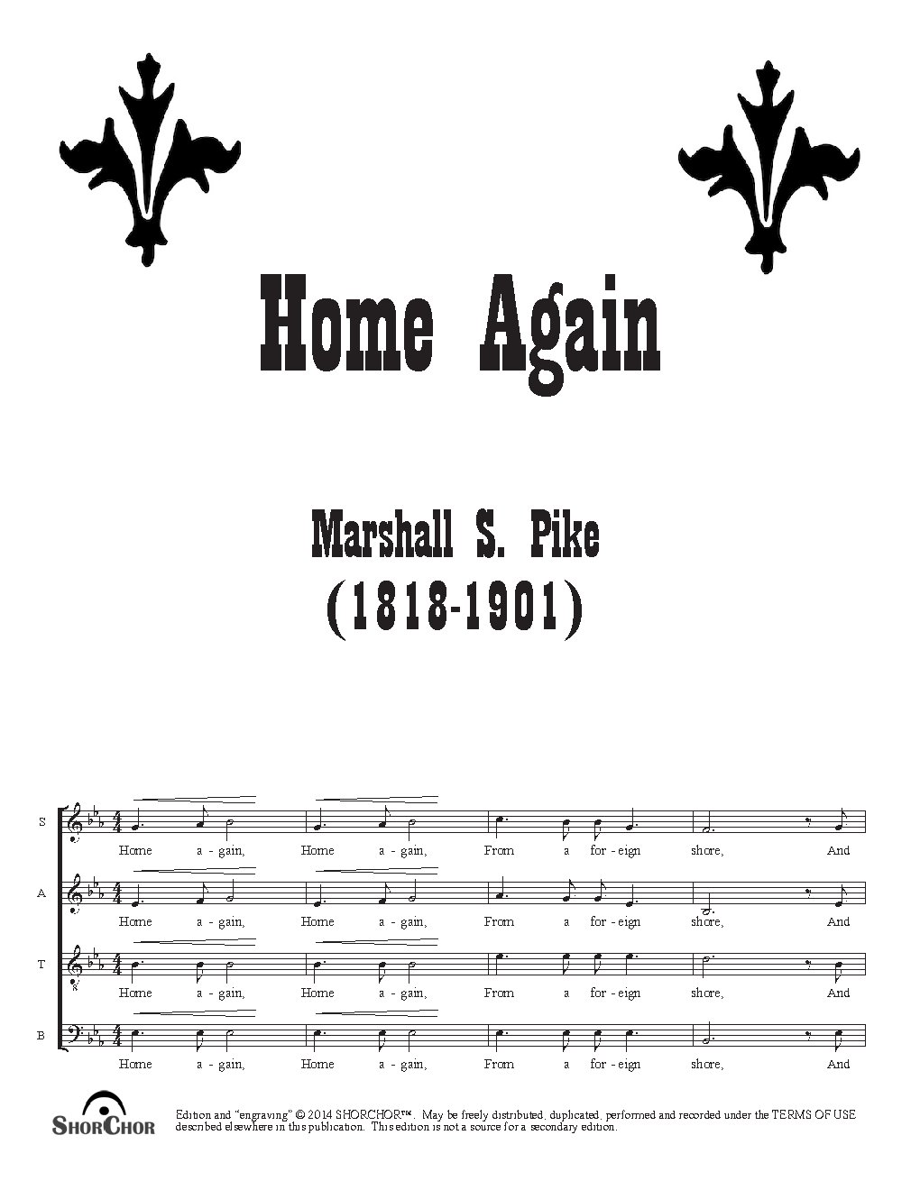 Home again - Choir Script PDF Thumbnail