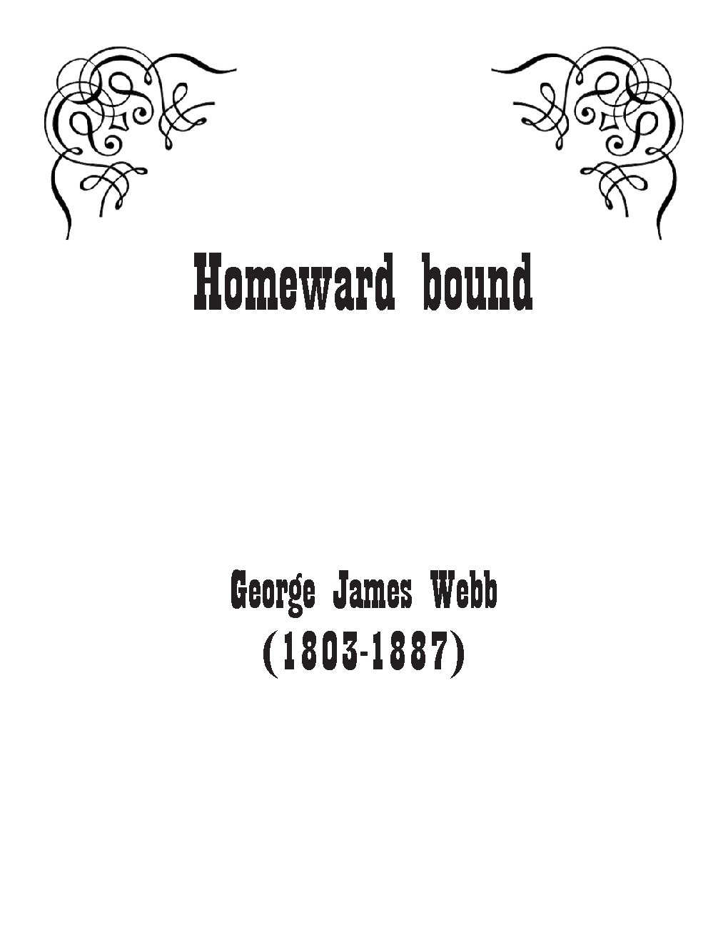 Homeward bound
