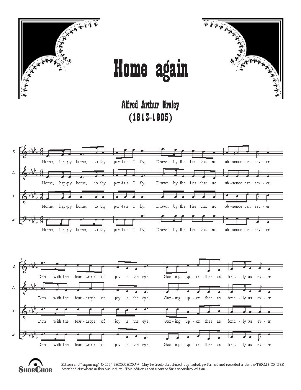 Home again - Choir Script PDF Thumbnail