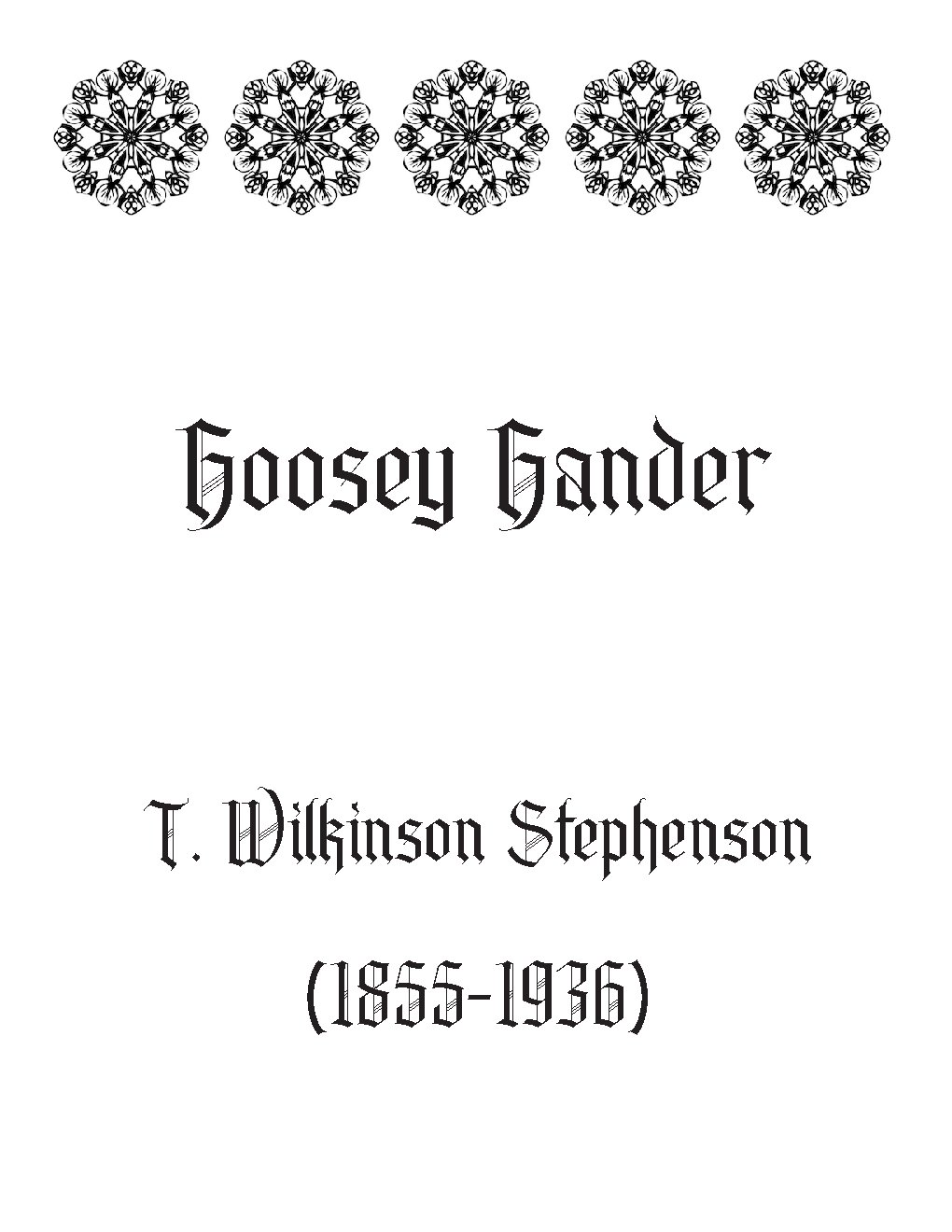 Goosey Gander