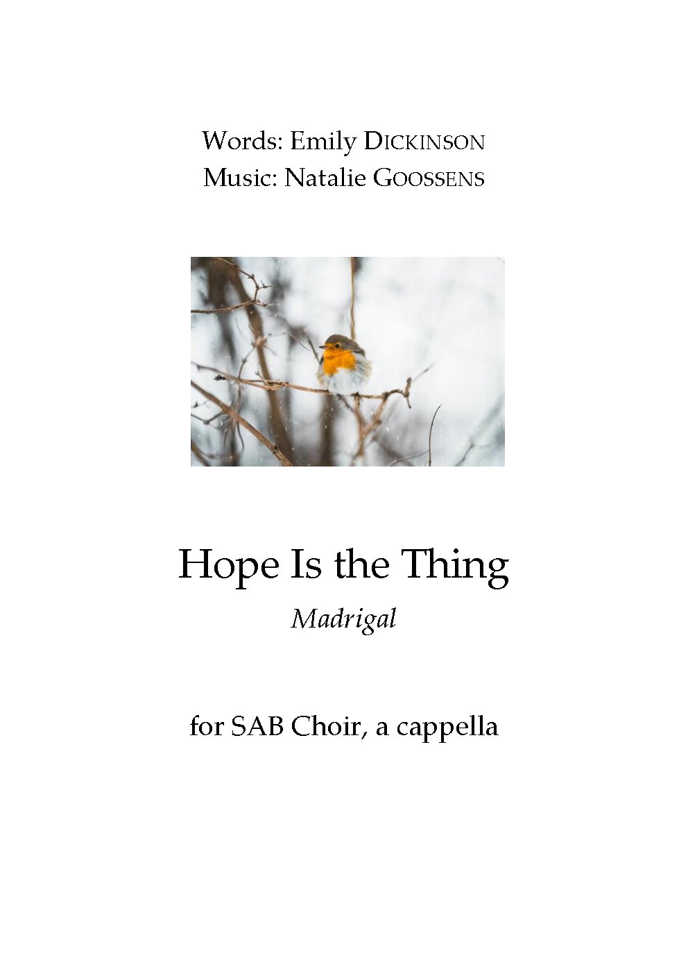Hope Is the Thing