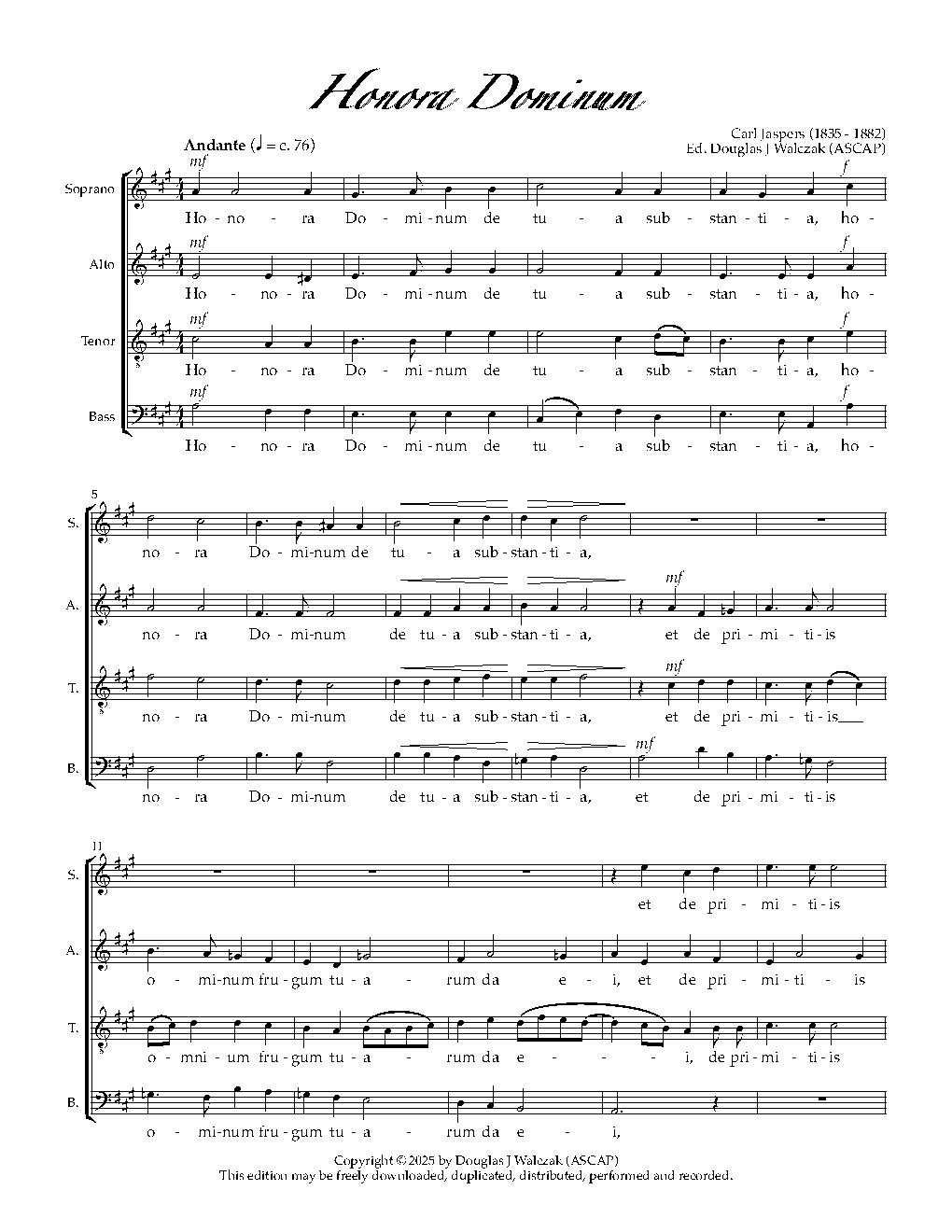 Honora Dominum