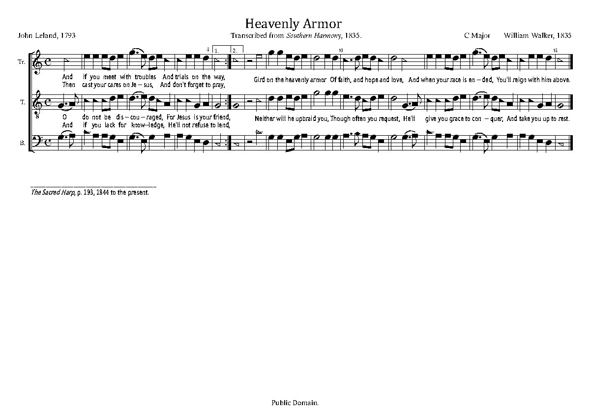 Heavenly Armor - Choir Script PDF Thumbnail