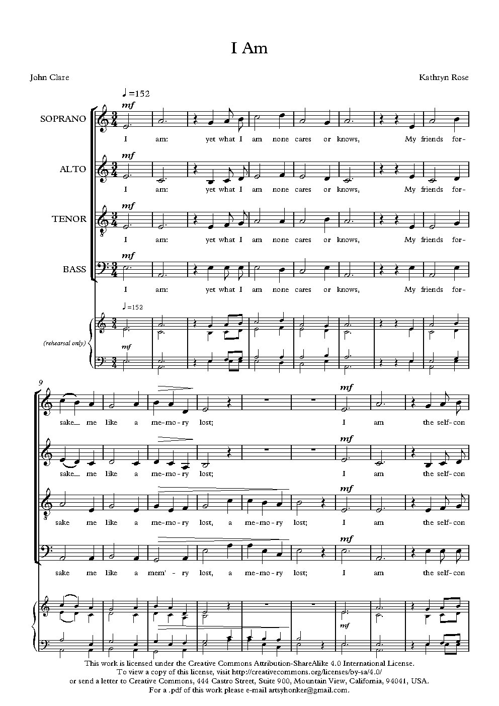 I Am - Choir Script PDF Thumbnail