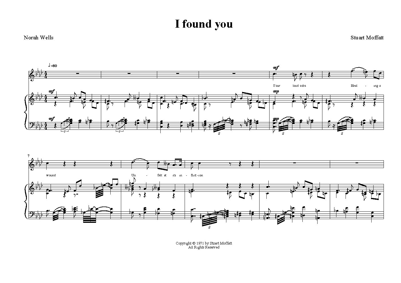 I found you