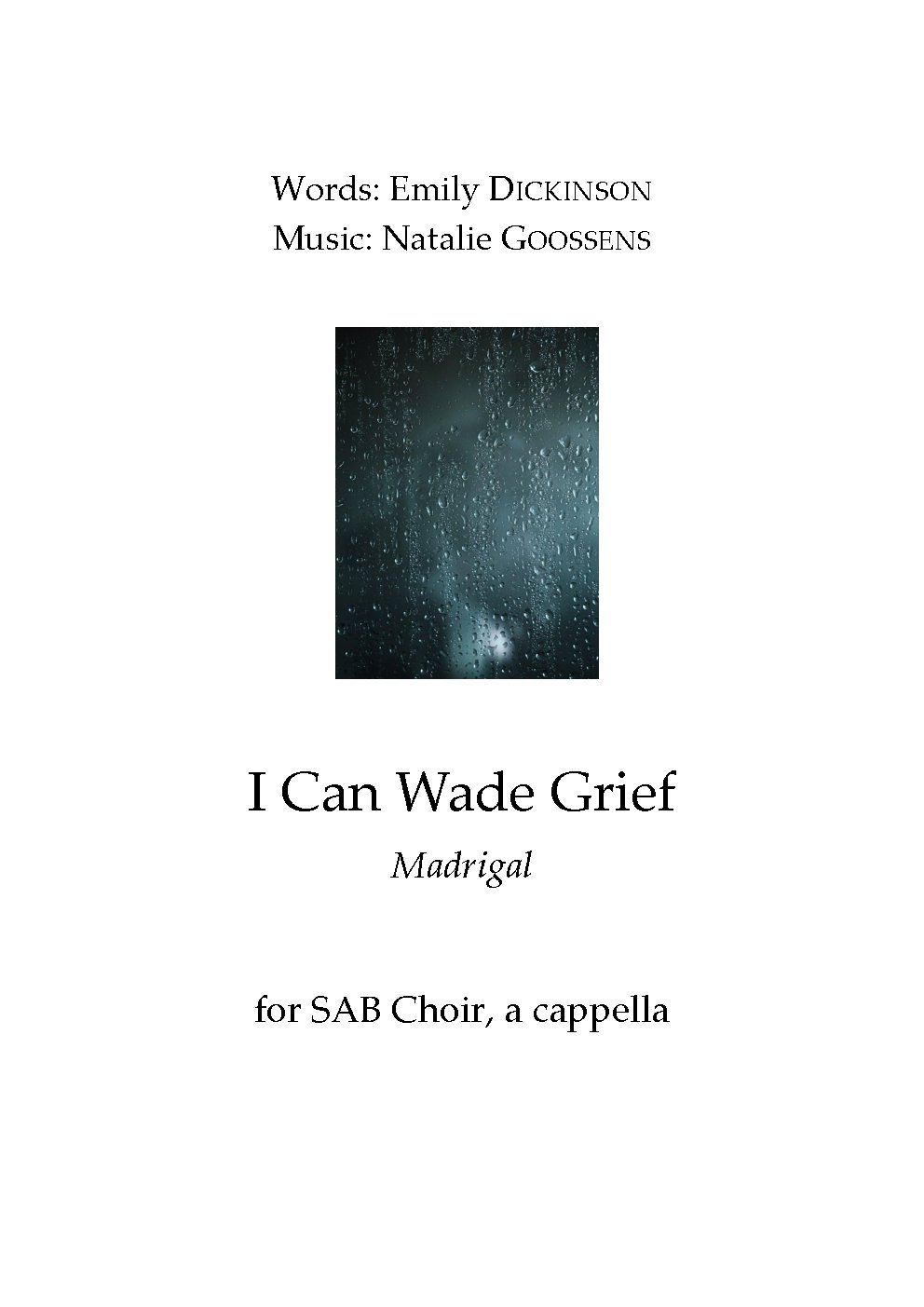I Can Wade Grief