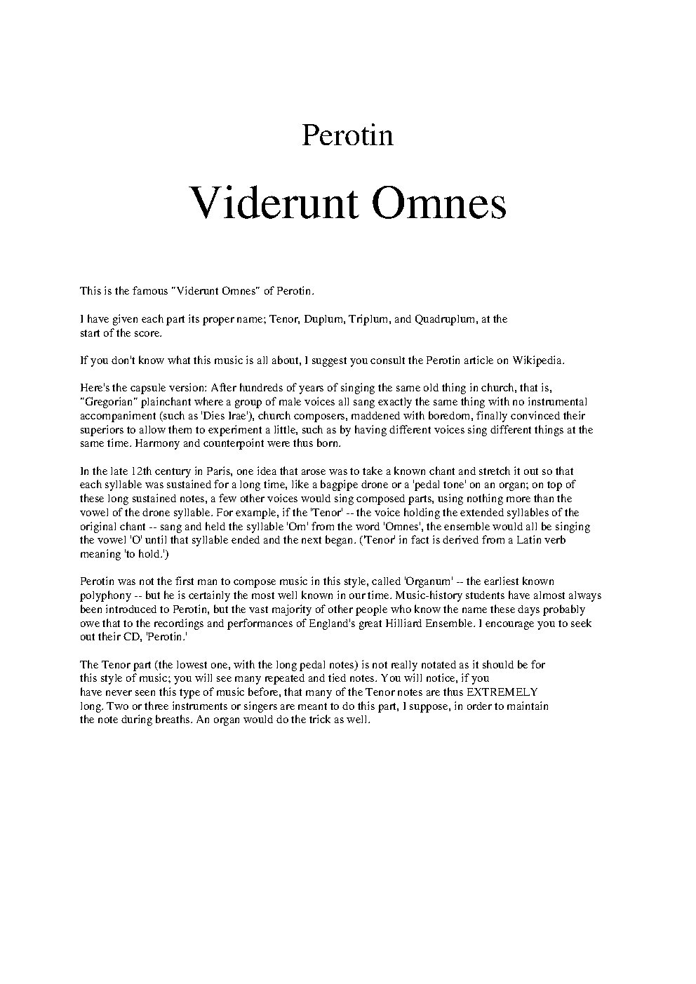 Graduale 'Viderunt Omnes'