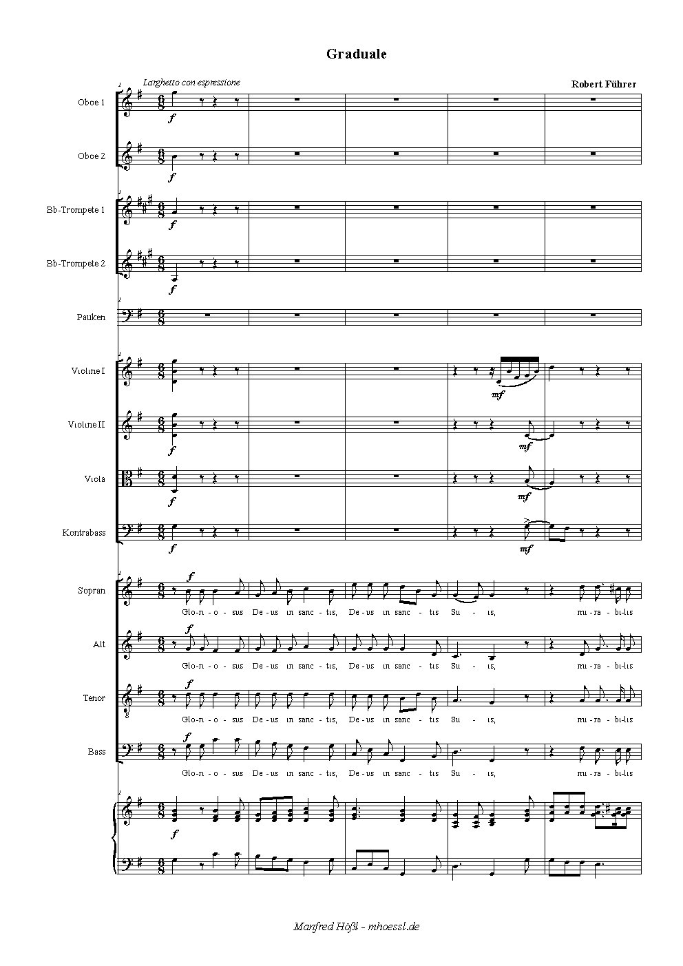 "Gloriosus" und "Mirabilis"