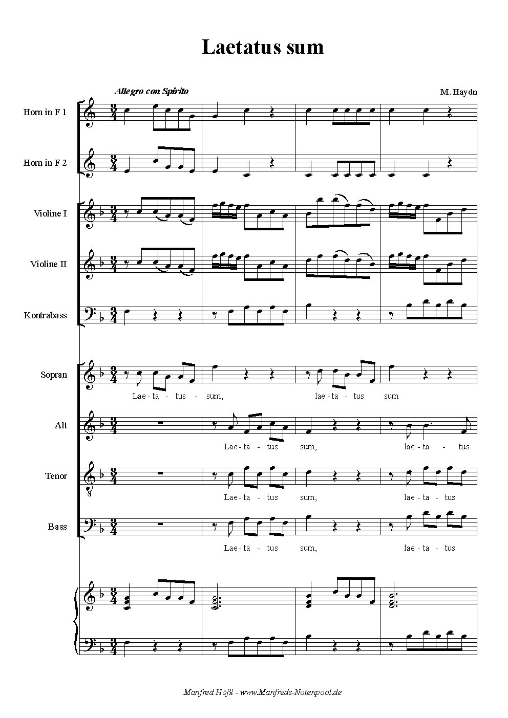 Graduale "Laetatus" - Choir Script PDF Thumbnail