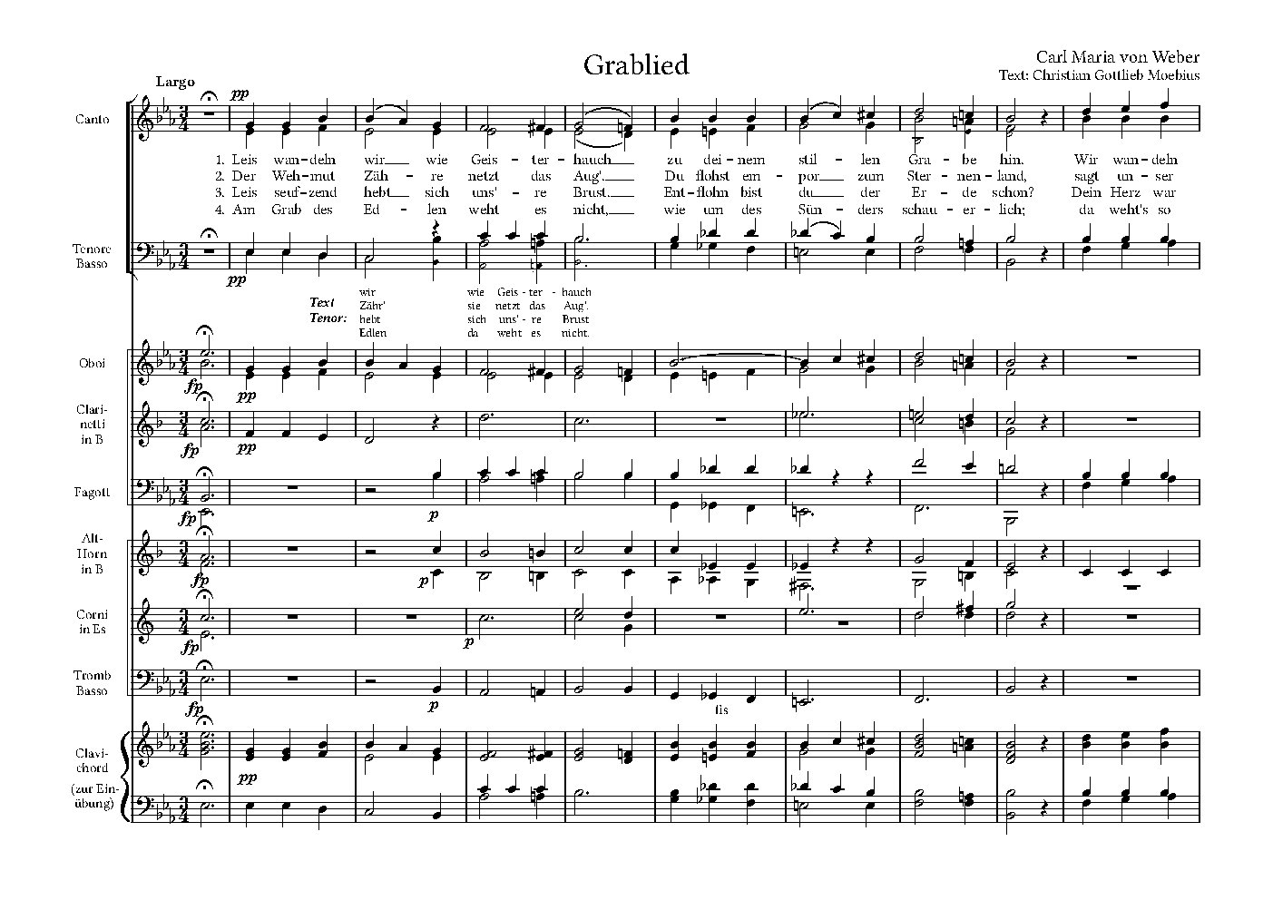 Grablied / Hope and Faith