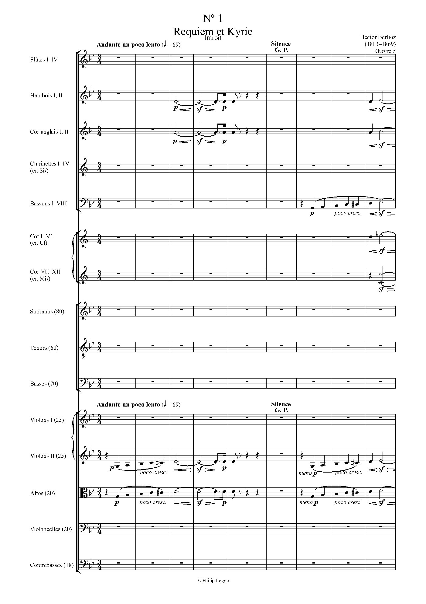 Grande messe des morts, "Requiem", Op. 5, H 75