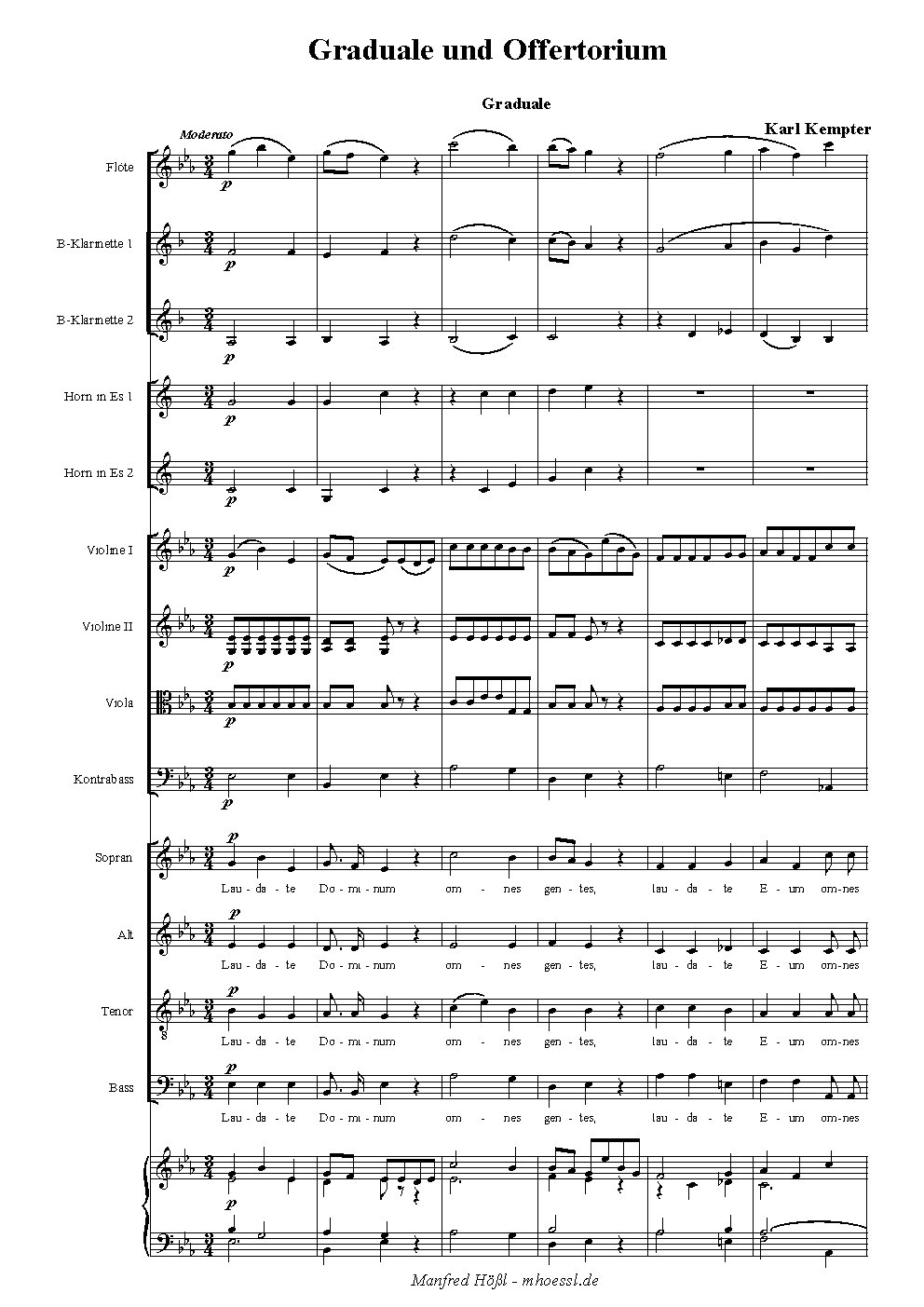 Graduale und Offertorium