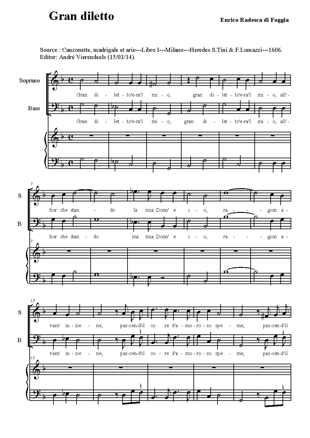 Gran diletto