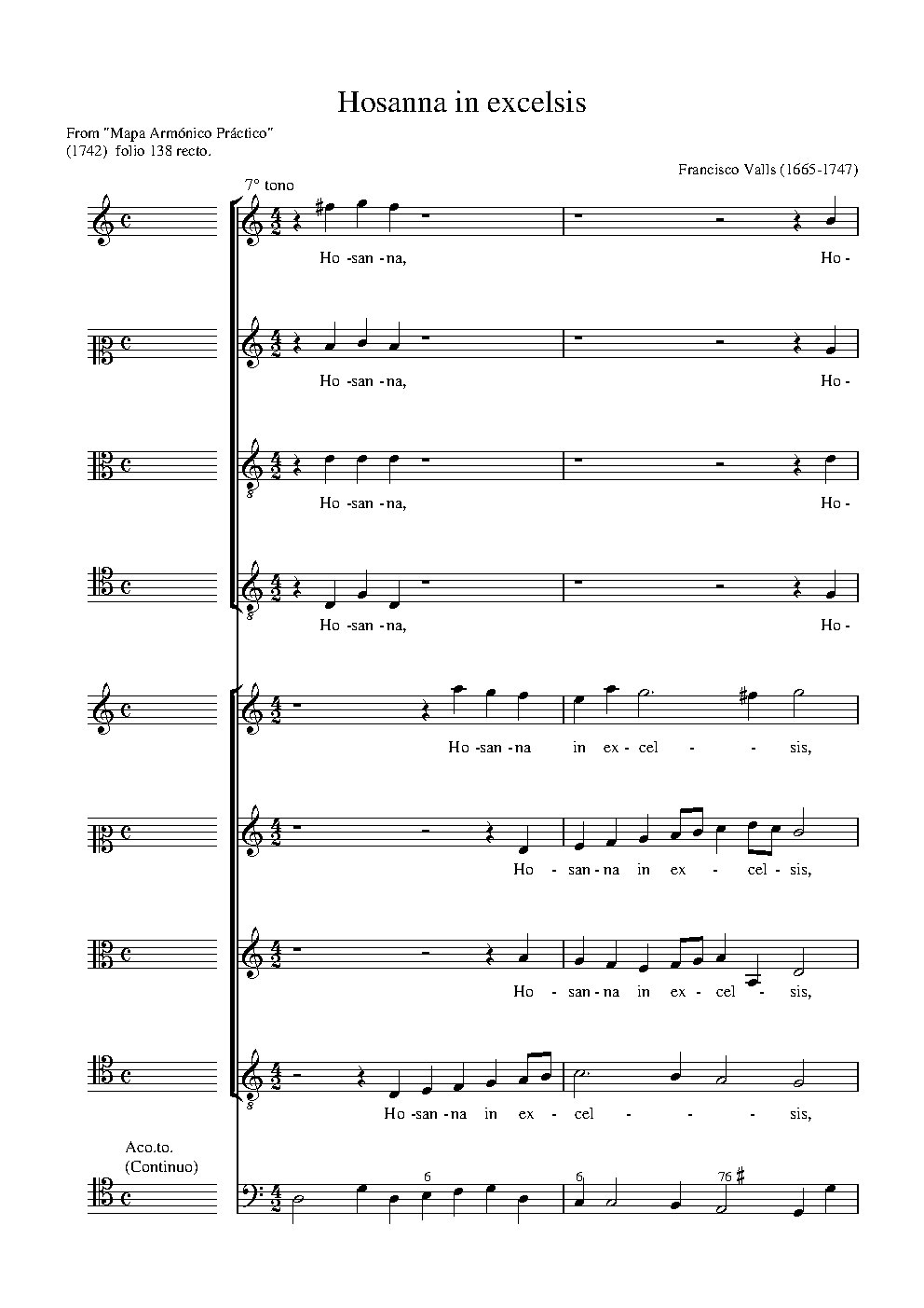 Hosanna in excelsis