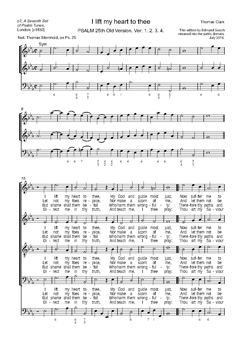 I lift my heart to thee - Choir Script PDF Thumbnail