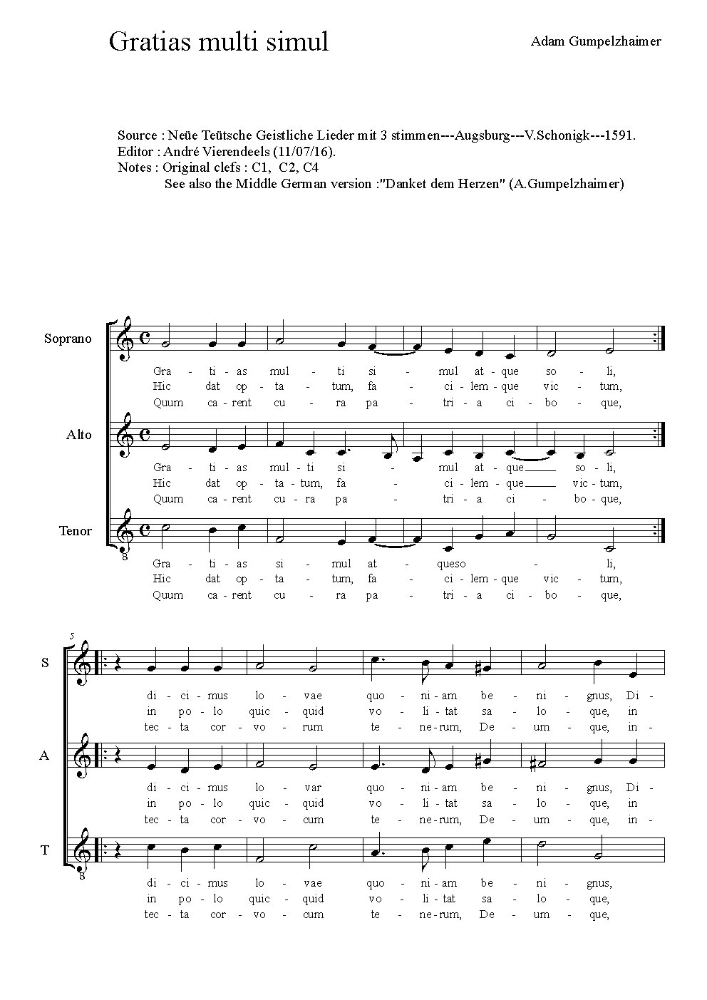 Gratias multi simul
