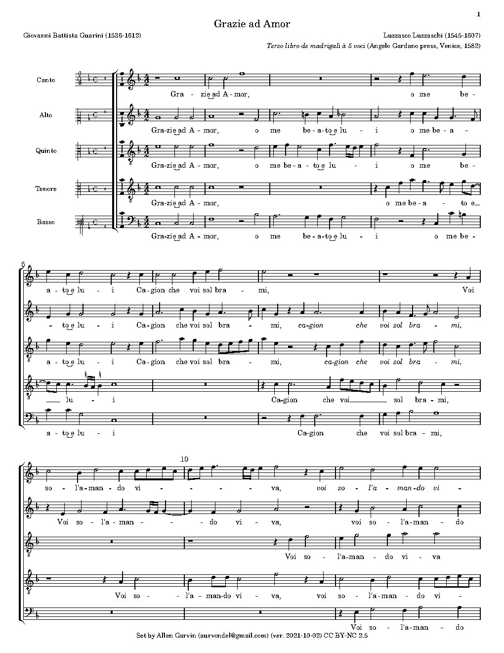 Gratie ad Amor - Choir Script PDF Thumbnail