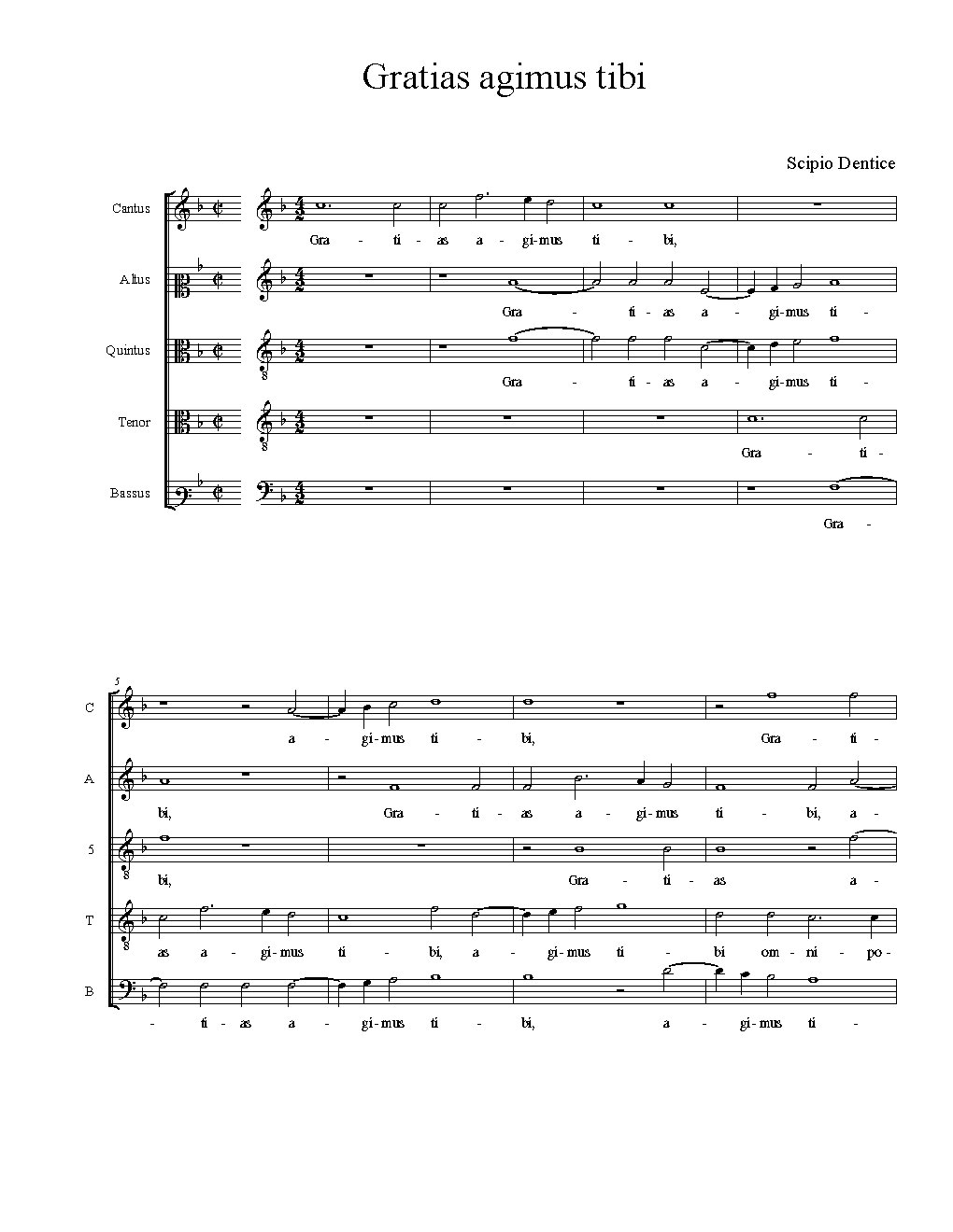 Gratias agimus tibi