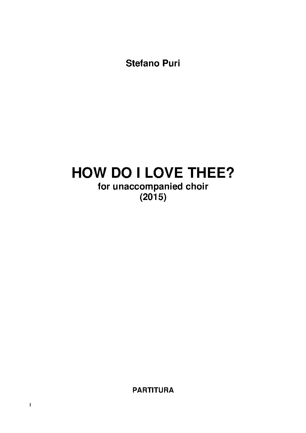 How do I love thee?