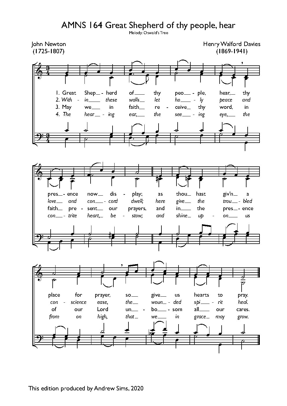 Great Shepherd of thy people, hear