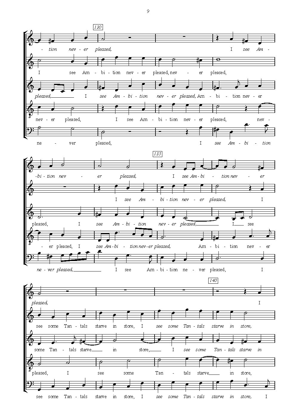 I see ambition never pleas'd - Choir Script PDF Thumbnail