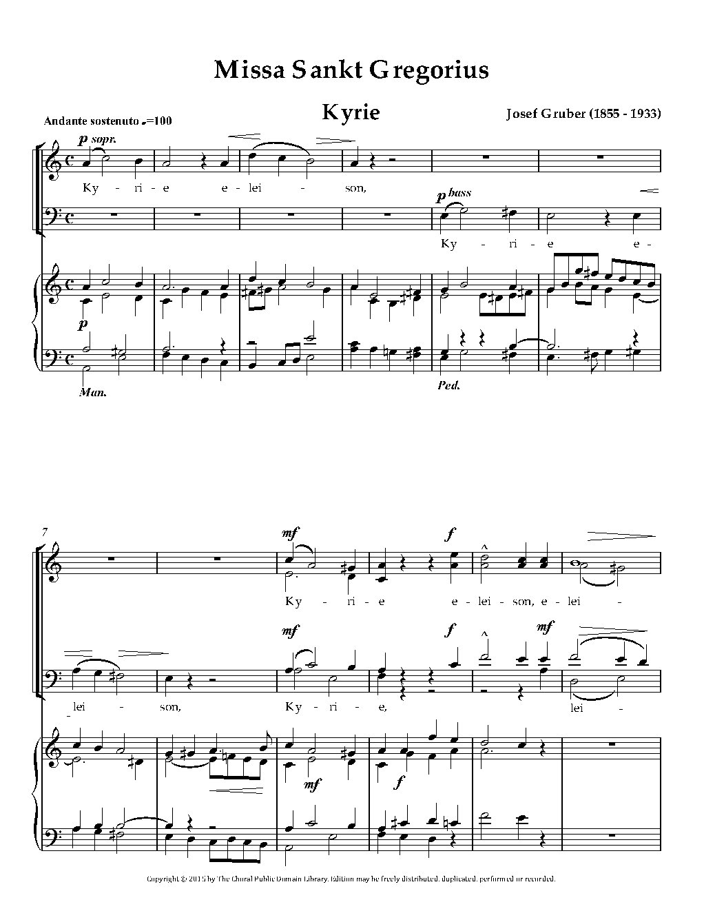 Gregorius-Messe - Choir Script PDF Thumbnail