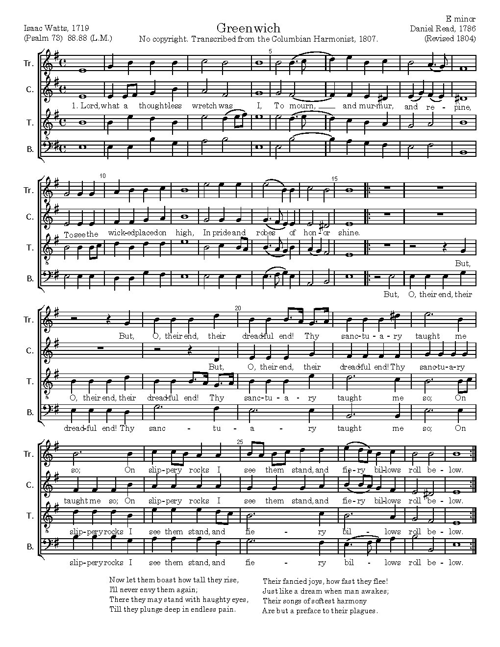 Greenwich - Choir Script PDF Thumbnail