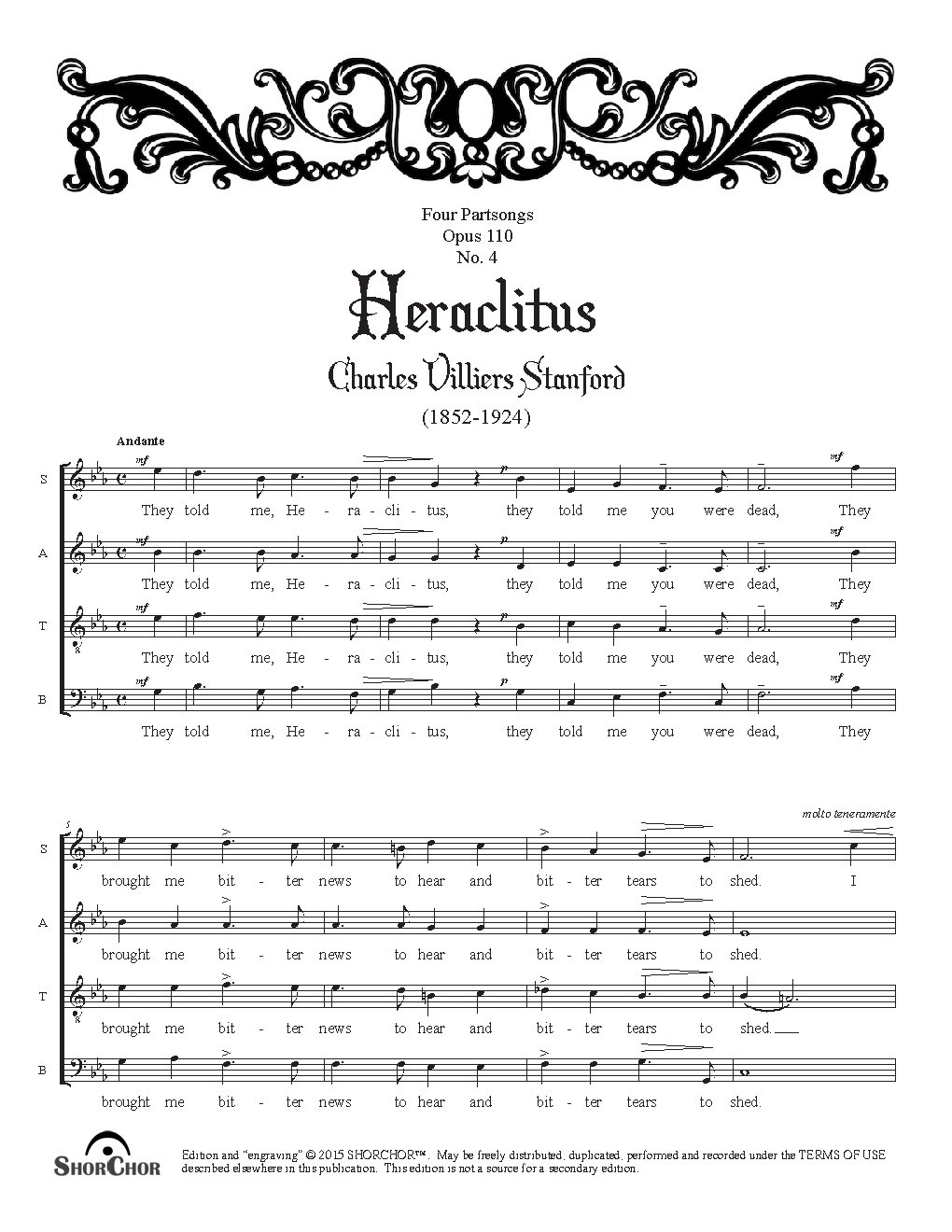 Heraclitus, Op. 110, No. 4