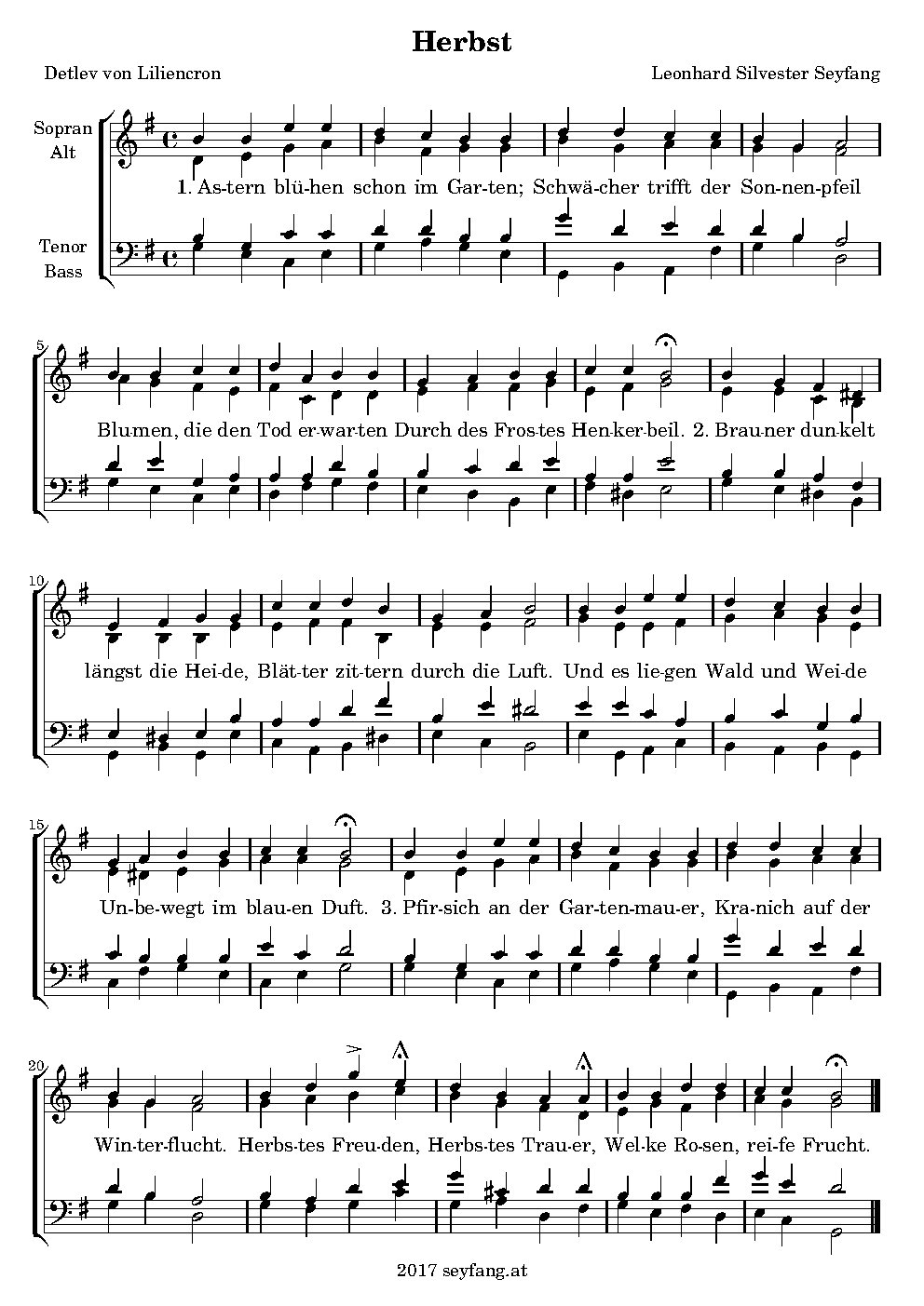 Herbst - Choir Script PDF Thumbnail