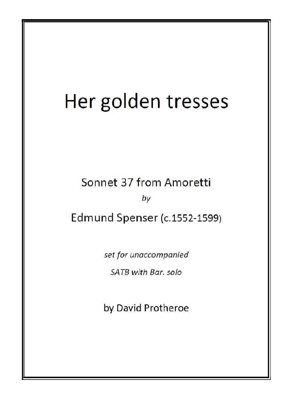 Her golden tresses - Choir Script PDF Thumbnail